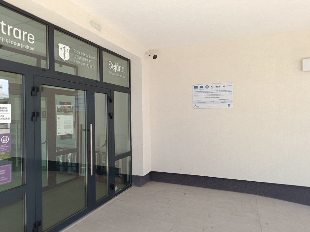 Implementare Extindere UPU la Spitalul Județean de Urgență – Sfântu Gheorghe – etapa 2